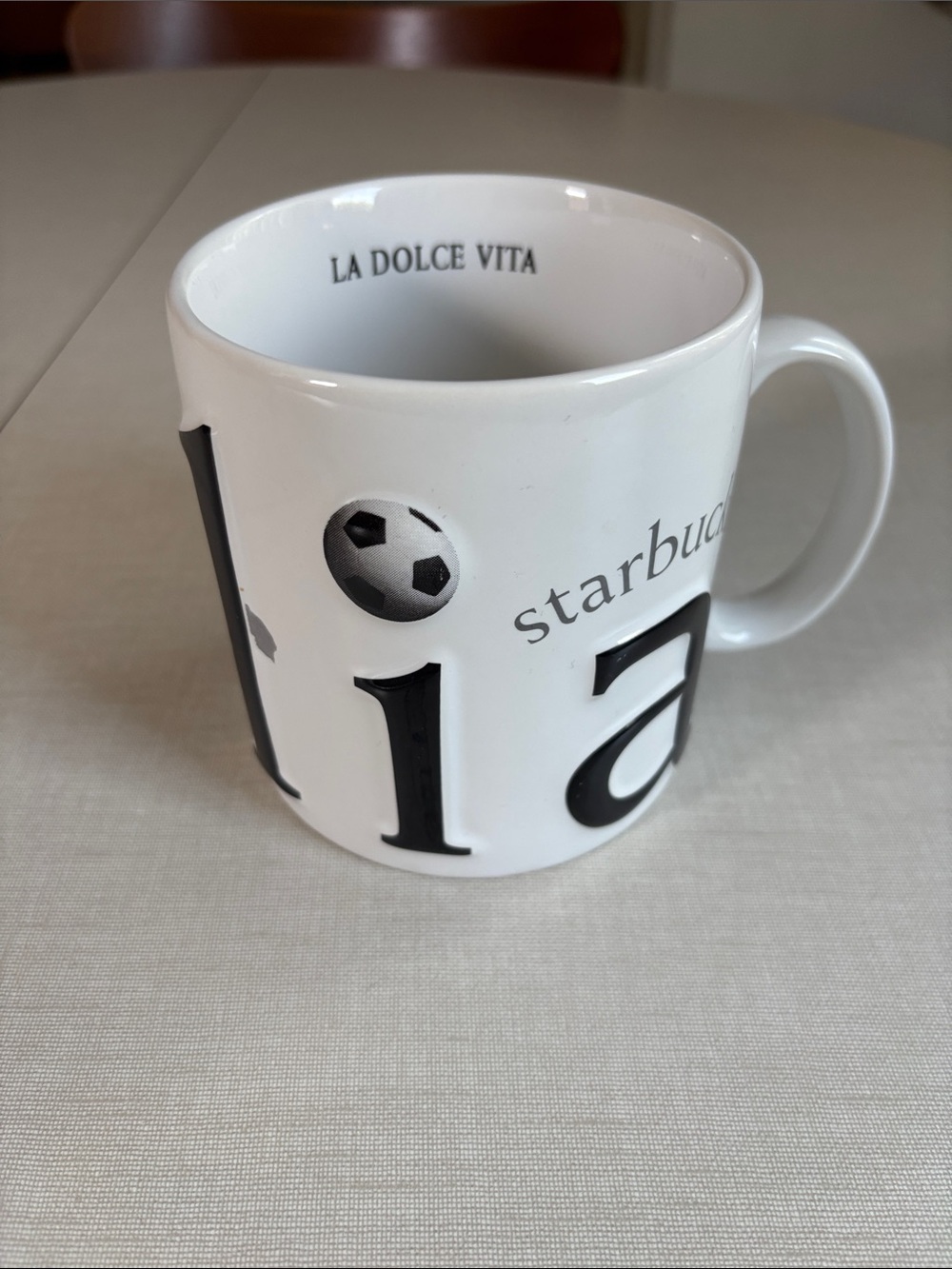 *RARE* Starbucks Italia Mug 2002 Barista Collector Series